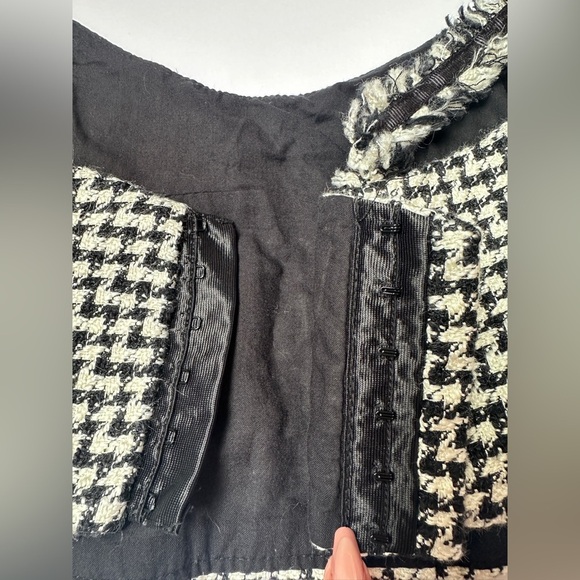 Zara‎ | Monochrome Houndstooth Tank Top | women’s Sz XS| - Picture 7 of 8